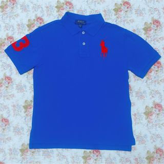 ポロラルフローレン(POLO RALPH LAUREN)のPOLO ラルフローレン　ポロシャツ　ブルー　青　M 10 - 12 歳　150(Tシャツ/カットソー)