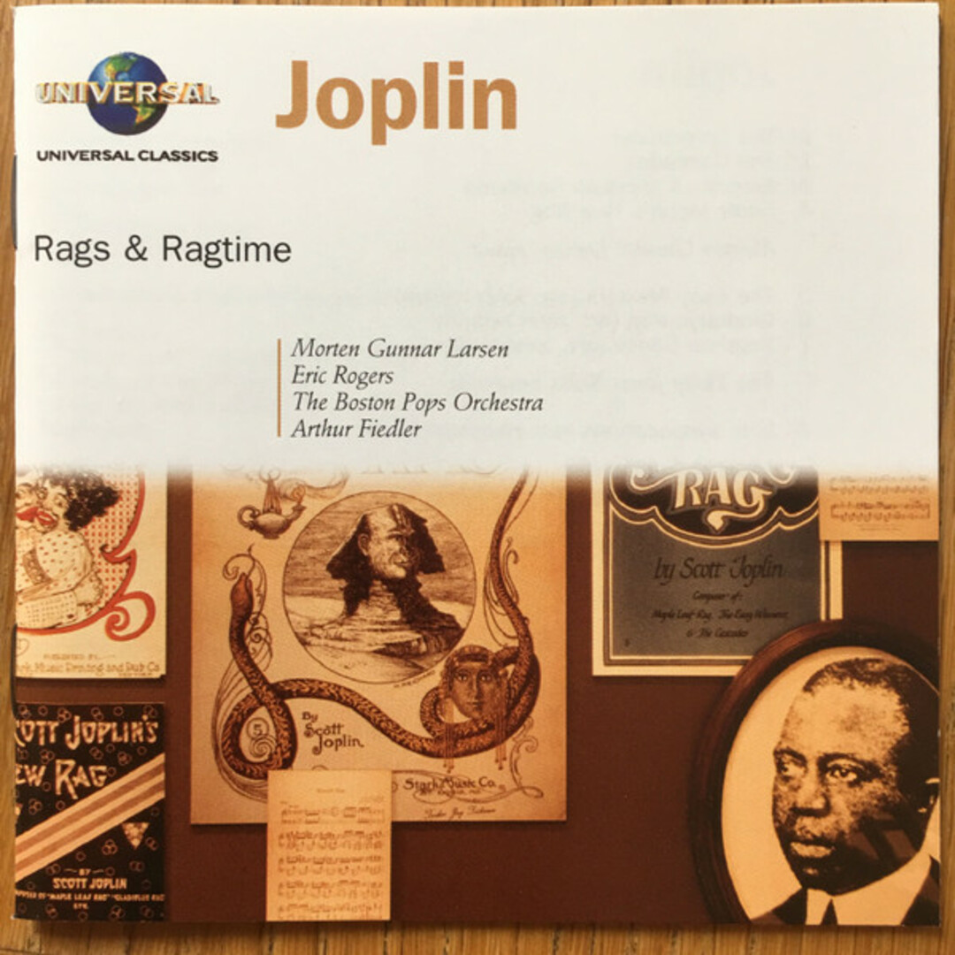 CD Joplin, Rogers, Fiedler, Bosp; Larsen Rags & Ragtime B000291602 Deutsche Grammophon /00110 エンタメ/ホビーのCD(ジャズ)の商品写真