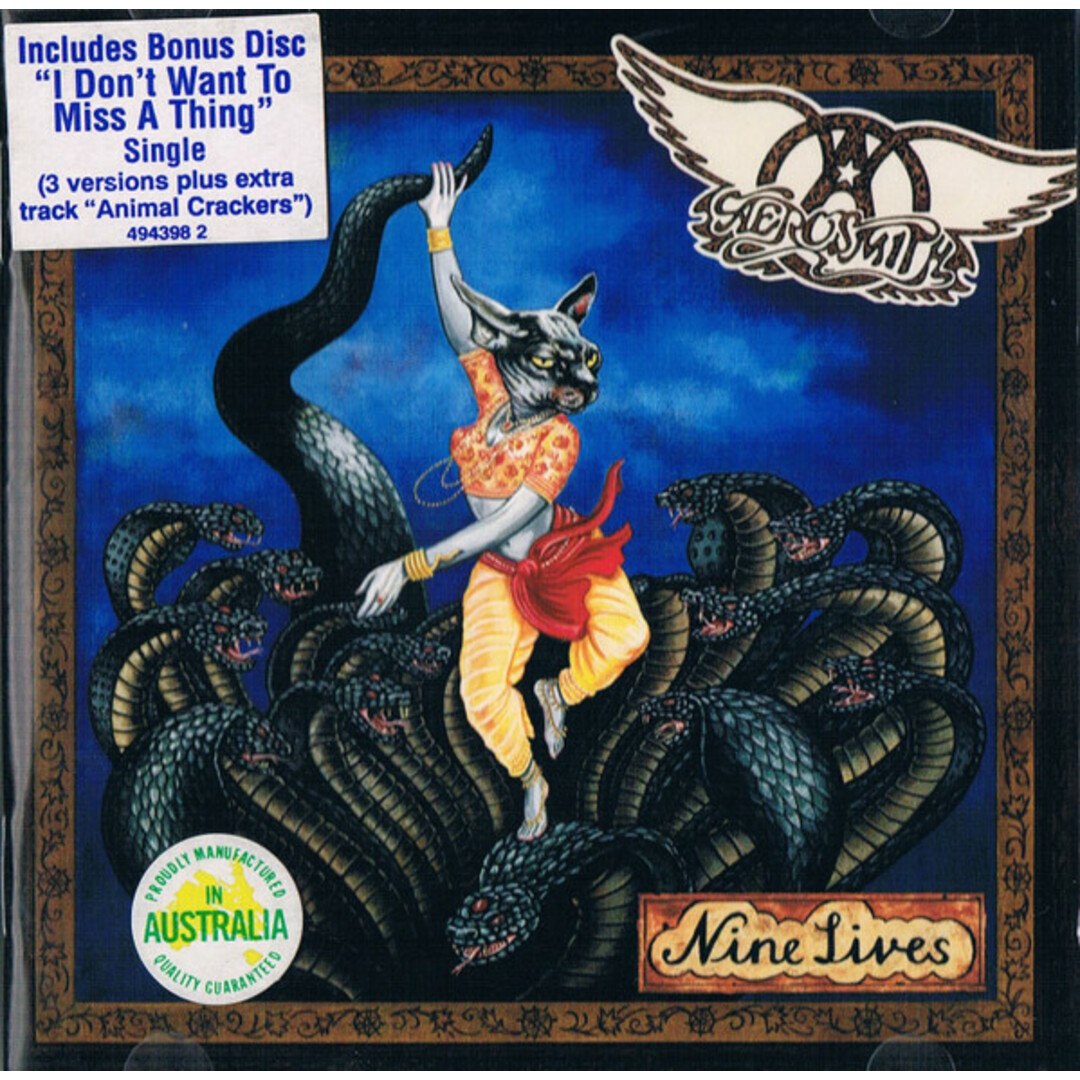 豪2discs CD Aerosmith Nine Lives 4943982 Columbia /00220 エンタメ/ホビーのCD(ポップス/ロック(洋楽))の商品写真