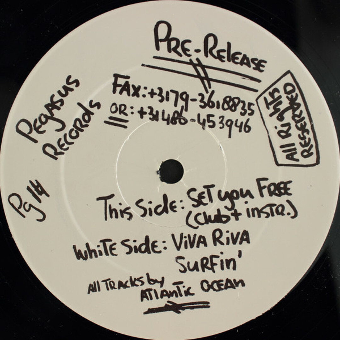 蘭12” Atlantic Ocean Set You Free PG14 Pegasus Records /00250 エンタメ/ホビーのエンタメ その他(その他)の商品写真