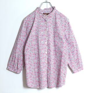 セルフォード 美品 スカラップカラーブラウス シャツ 長袖 プル