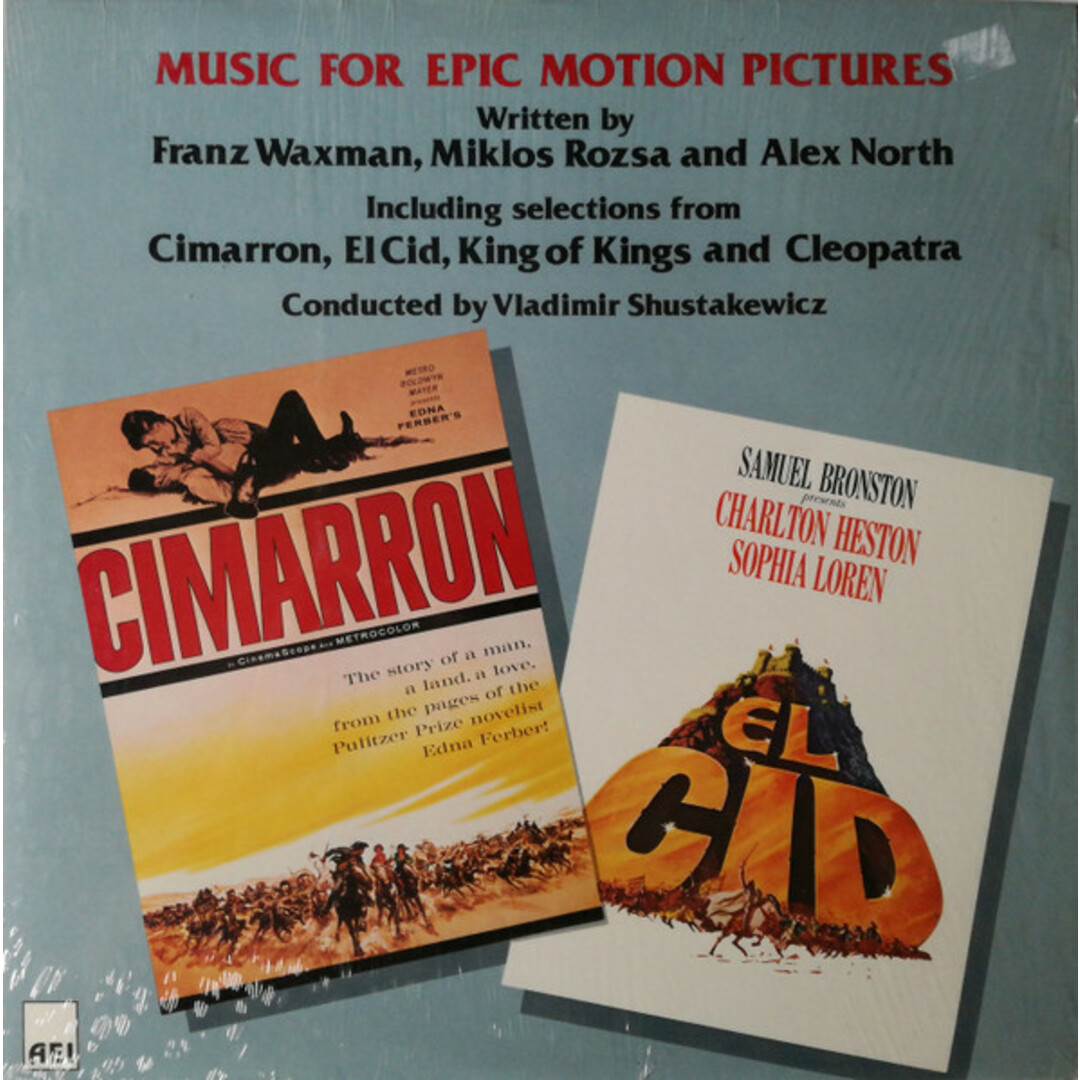 米LP Franz Waxman, Mikl?s R?zsa, Alex North Music For Epic Motion Pictures AEI3114 American Entertainment Industries Inc. /00260 エンタメ/ホビーのエンタメ その他(その他)の商品写真