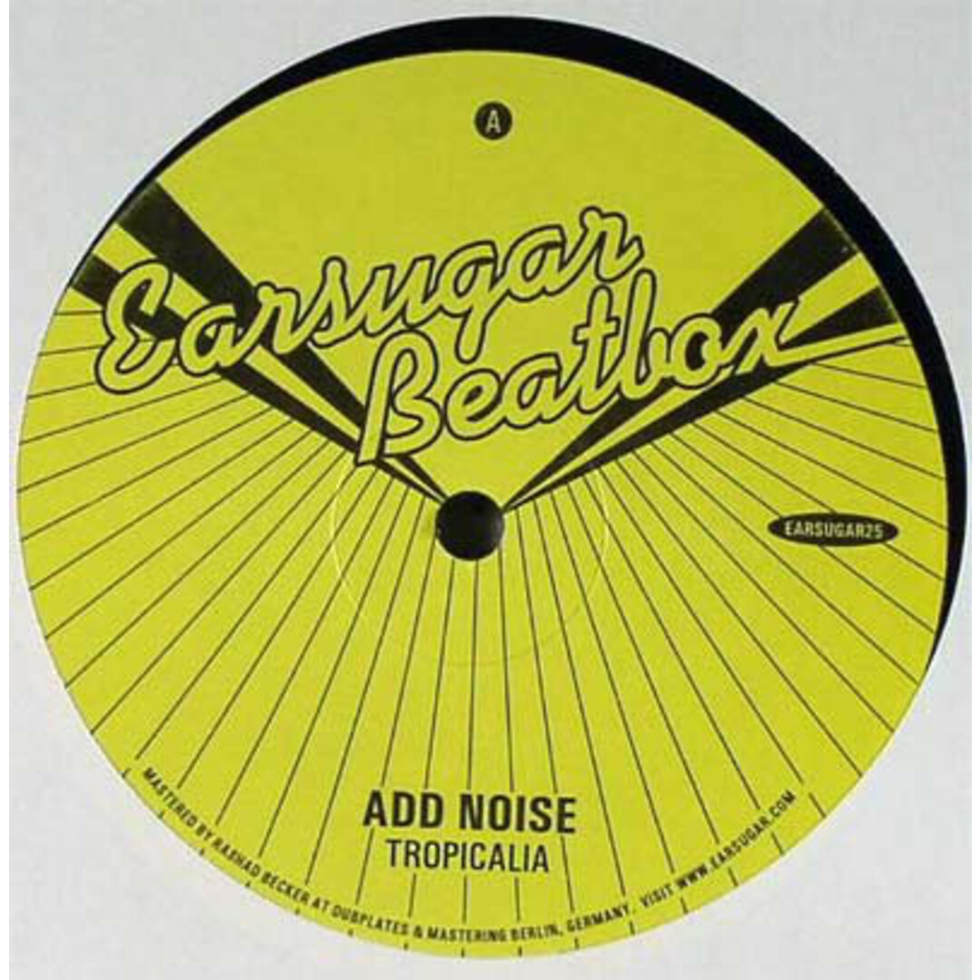 輸入12” Add Noise Tropicalia / Tropic Rhythm EARSUGAR25,EARSUGAR25 Earsugar, Earsugar Beatbox /00250 エンタメ/ホビーのエンタメ その他(その他)の商品写真