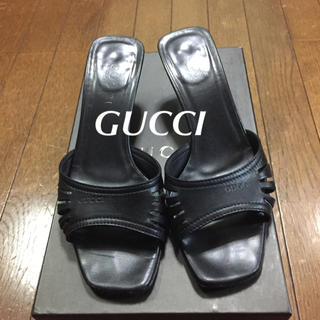 グッチ(Gucci)の☆ GUCCI  ミュール/ブラック ☆(ミュール)
