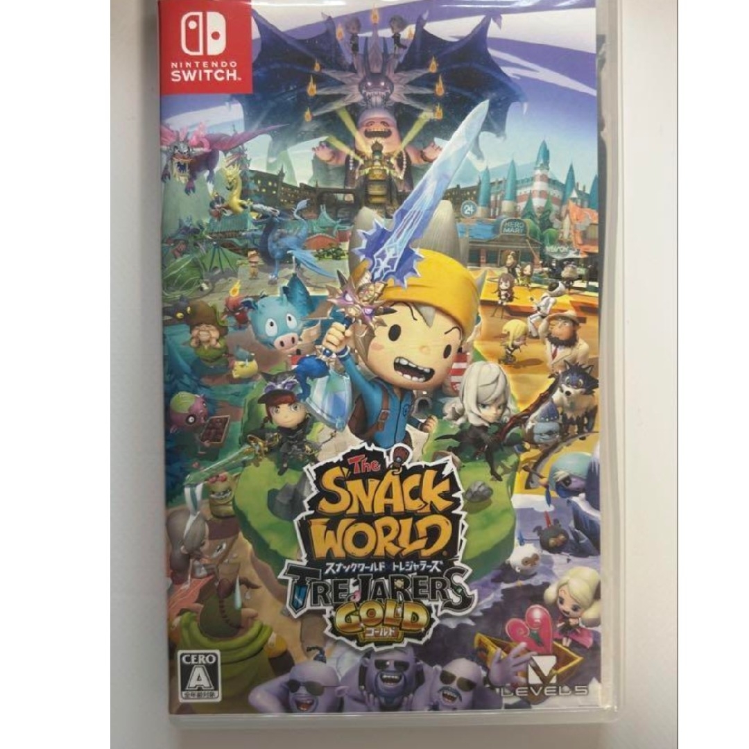 スナックワールドトレジャーズ Switchソフト エンタメ/ホビーのゲームソフト/ゲーム機本体(家庭用ゲームソフト)の商品写真