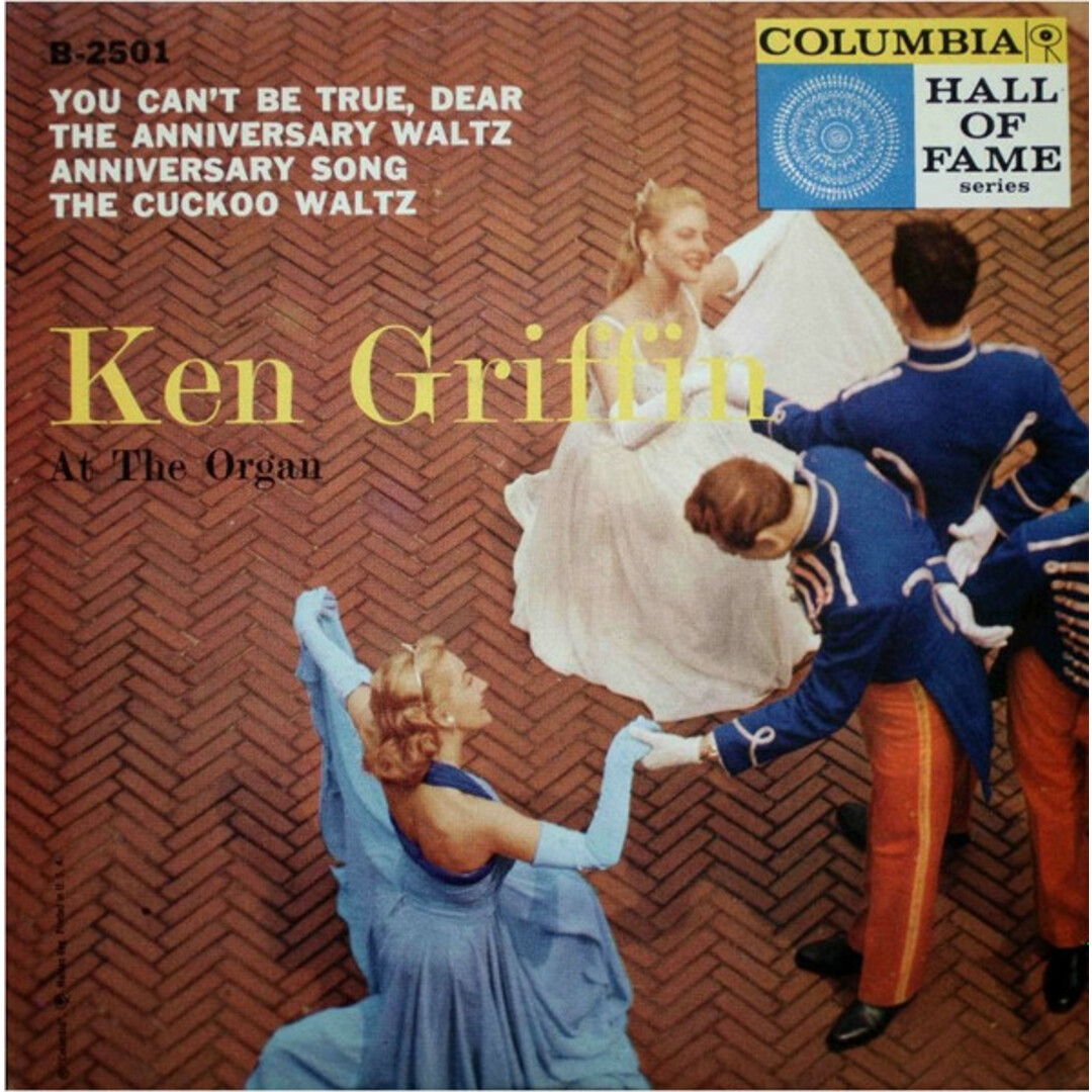 米7” Ken Griffin At The Organ B2501 Columbia /00080 エンタメ/ホビーのエンタメ その他(その他)の商品写真