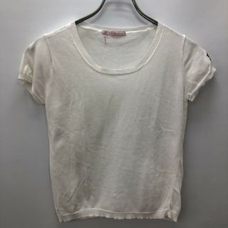 【Paul Smith women】ポールスミスウーマン　トップス　Tシャツ　無地　白系　Mサイズ　シンプル　綿100％　レディース(Tシャツ(半袖/袖なし))