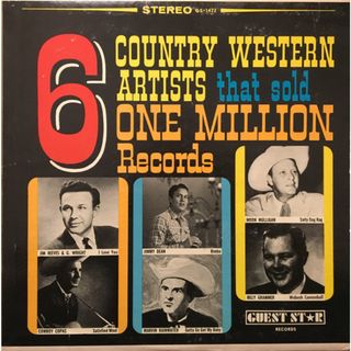 米LP Various 6 Country Western Artists That Sold One Million Records GS1472 Guest Star /00260(その他)