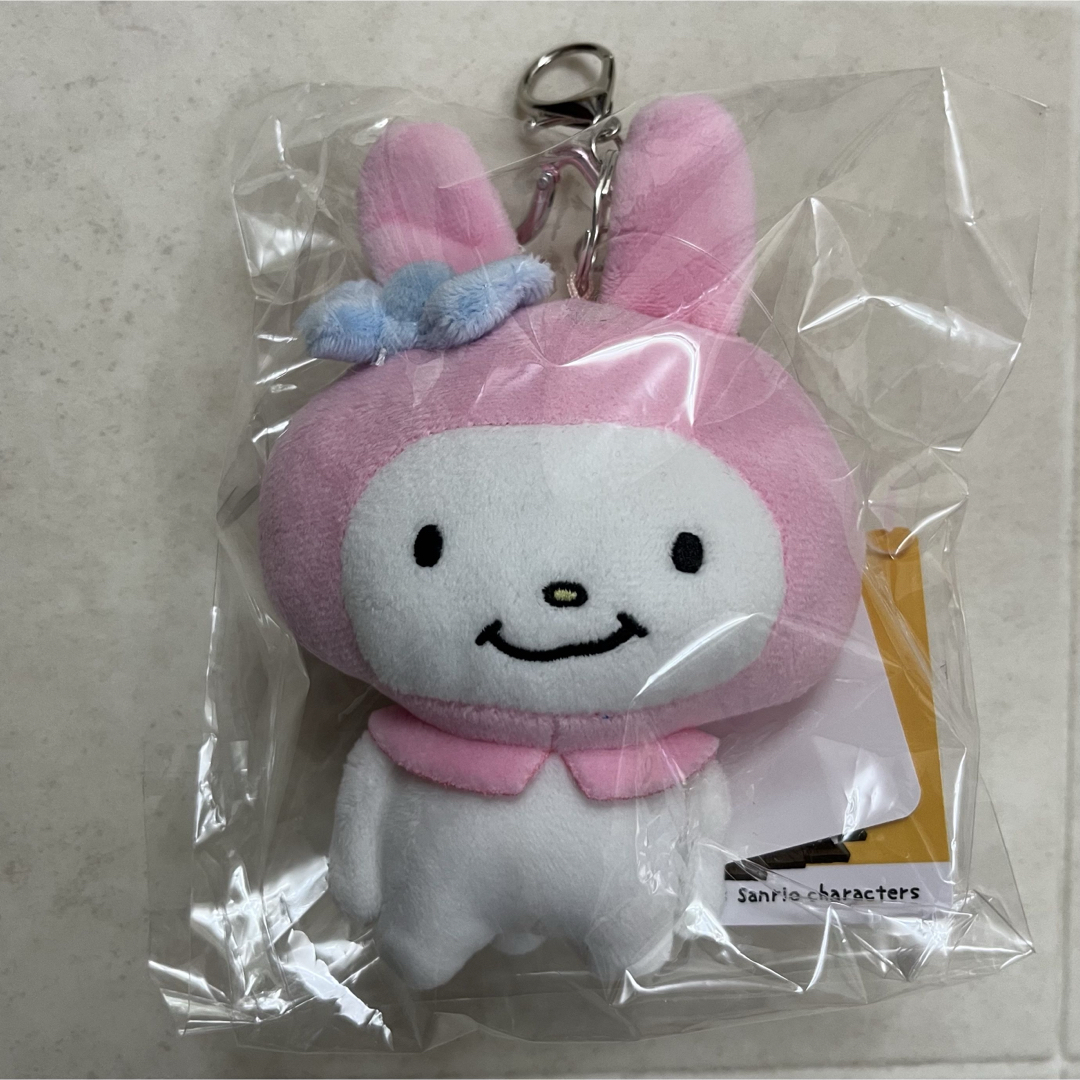 マイメロディ(マイメロディ)のサンリオ にしむらゆうじ ドンキ限定 ぬいぐるみ マスコット マイメロディ エンタメ/ホビーのおもちゃ/ぬいぐるみ(キャラクターグッズ)の商品写真