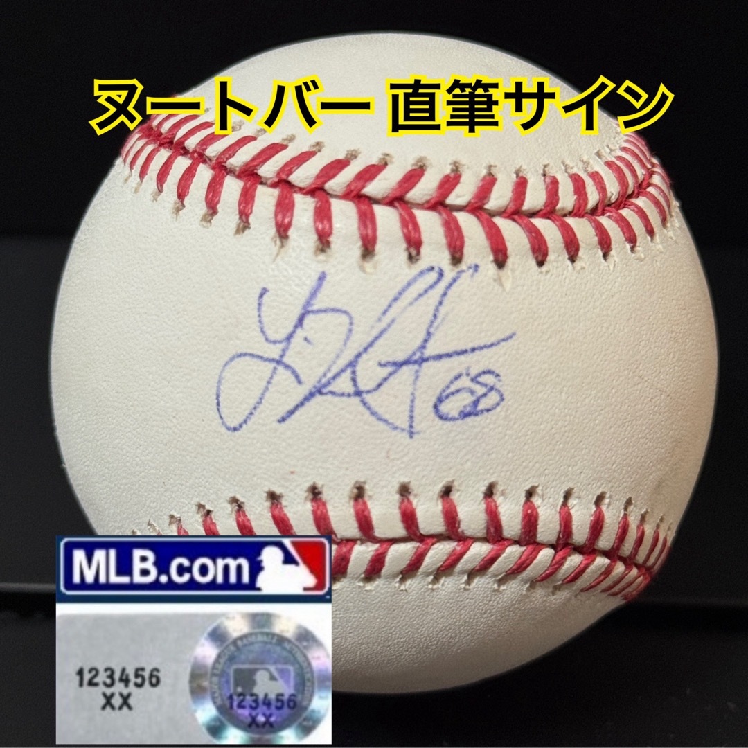 MLB(メジャーリーグベースボール)のカージナルス ヌートバー 直筆サイン JSAホログラム スポーツ/アウトドアの野球(記念品/関連グッズ)の商品写真