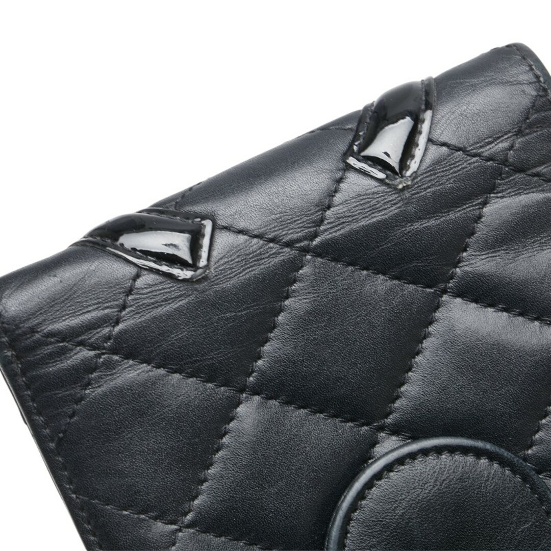 CHANEL - シャネル カンボンライン ココマーク 二つ折り財布 CHANEL - シャネル カンボンライン ココマーク 二つ折り財布