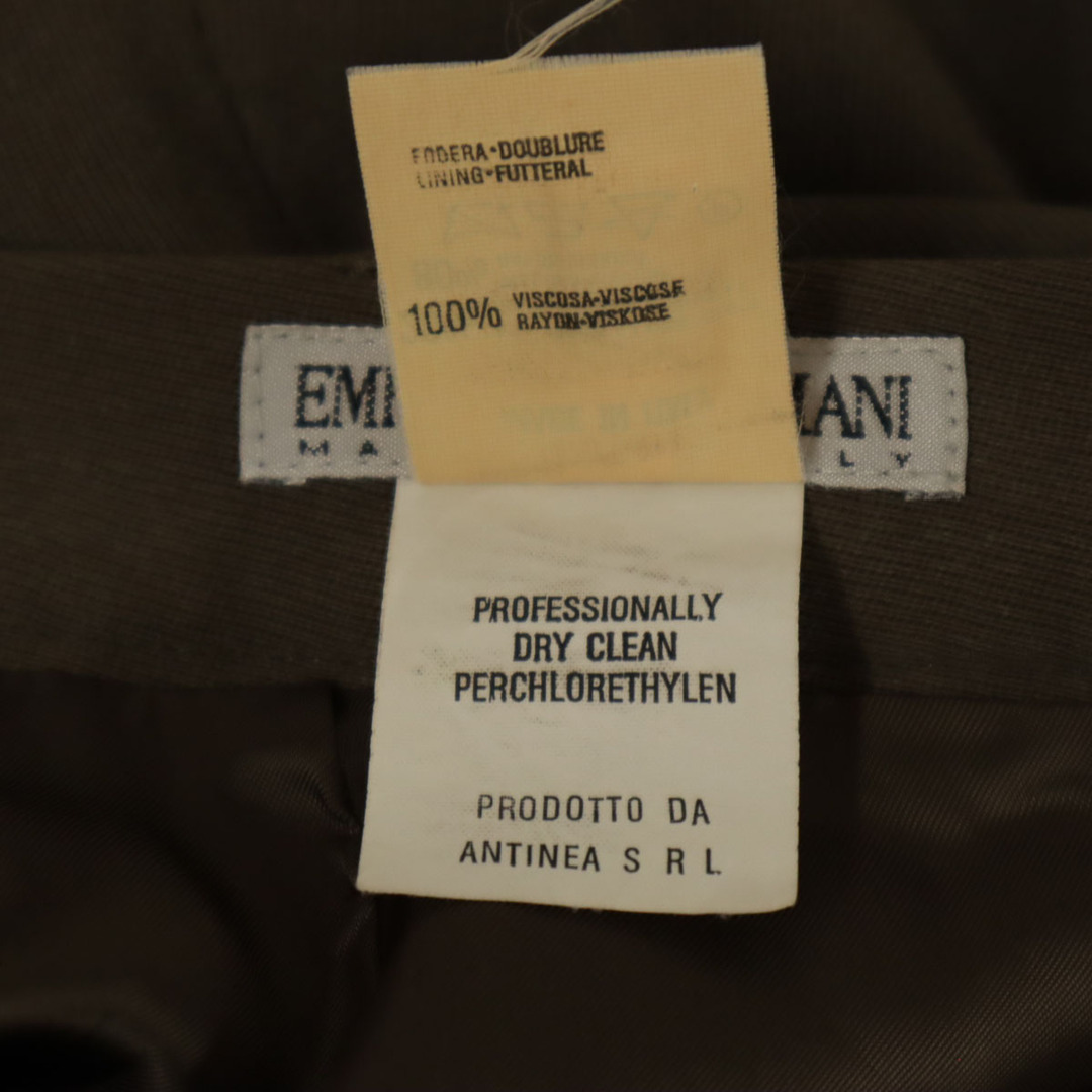 EMPORIO ARMANI(エンポリオアルマーニ)の古着 Emporio Armani エンポリオアルマーニ イタリア製 ミディ丈 タイトスカート 38 グレーブラウン レディース レディースのスカート(ひざ丈スカート)の商品写真