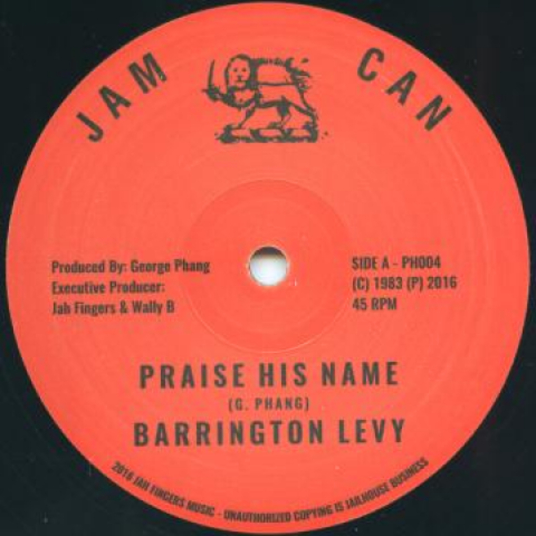 英12” Barrington Levy Praise His Name / Version PH004 Jam Can/Jah Fingers /00250 エンタメ/ホビーのエンタメ その他(その他)の商品写真