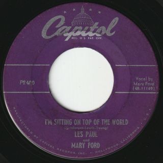 米7” Les Paul &amp; Mary Ford Im Sitting On Top Of The World / Sleep F2400 Capitol Records /00080(その他)