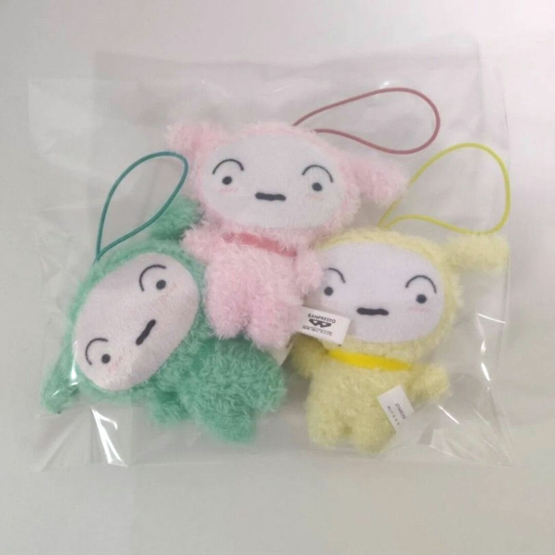 クレヨンしんちゃん(クレヨンシンチャン)の新品 クレヨンしんちゃん 推し色シロマスコット 3つセット 送料込み エンタメ/ホビーのおもちゃ/ぬいぐるみ(キャラクターグッズ)の商品写真