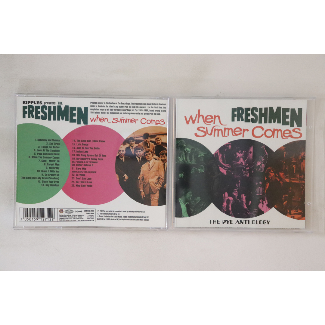 英CD Freshmen When Summer Comes, The Pye Anthology CMRCD271 SANCTUARY /00110 エンタメ/ホビーのCD(ポップス/ロック(洋楽))の商品写真