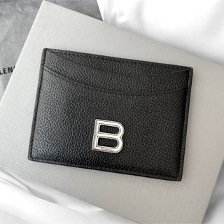 バレンシアガ(BALENCIAGA)の現行モデル 未使用品 バレンシアガ アワーグラス カードケース ブラック(パスケース/IDカードホルダー)