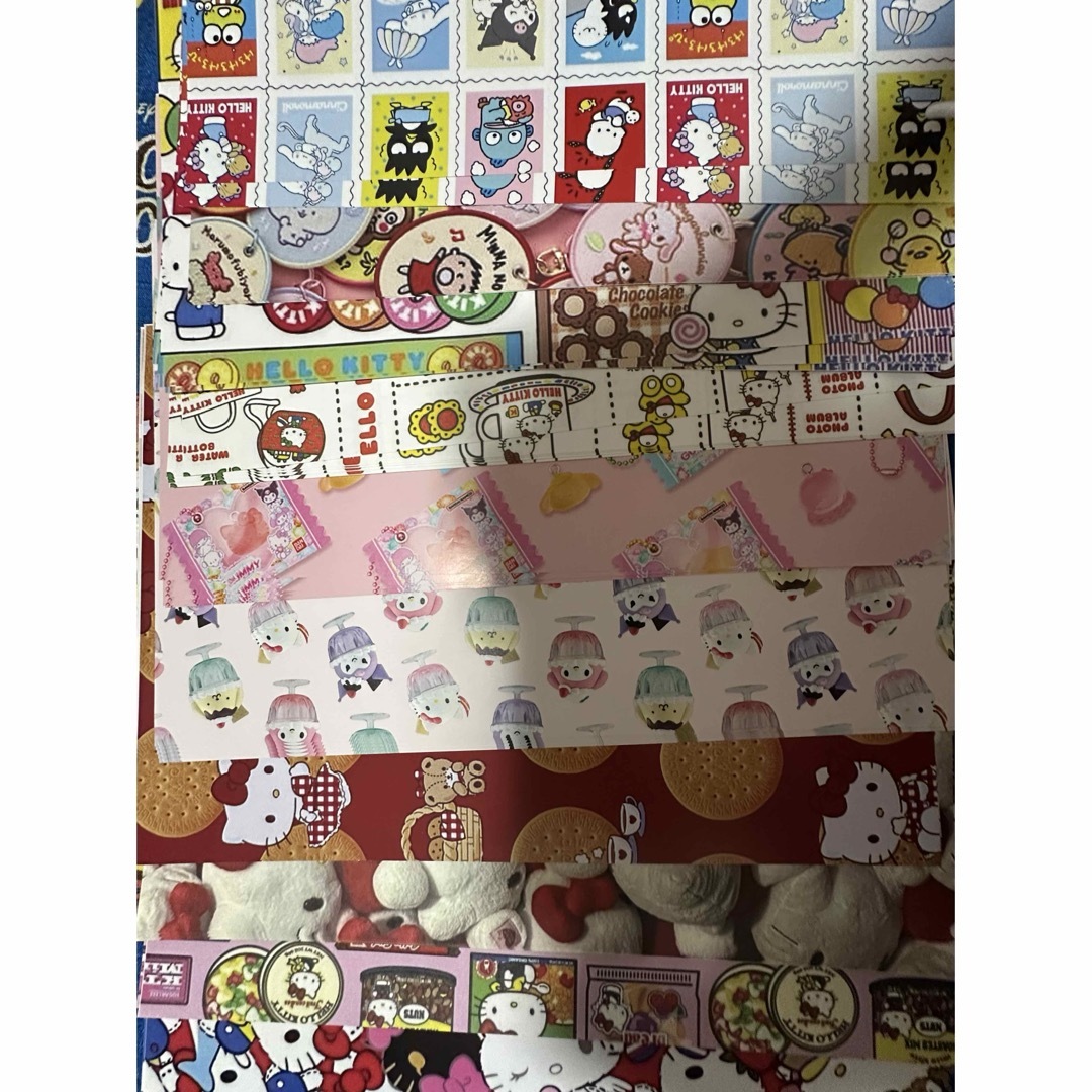 デザインペーパー 10柄 50枚 インテリア/住まい/日用品の文房具(ノート/メモ帳/ふせん)の商品写真