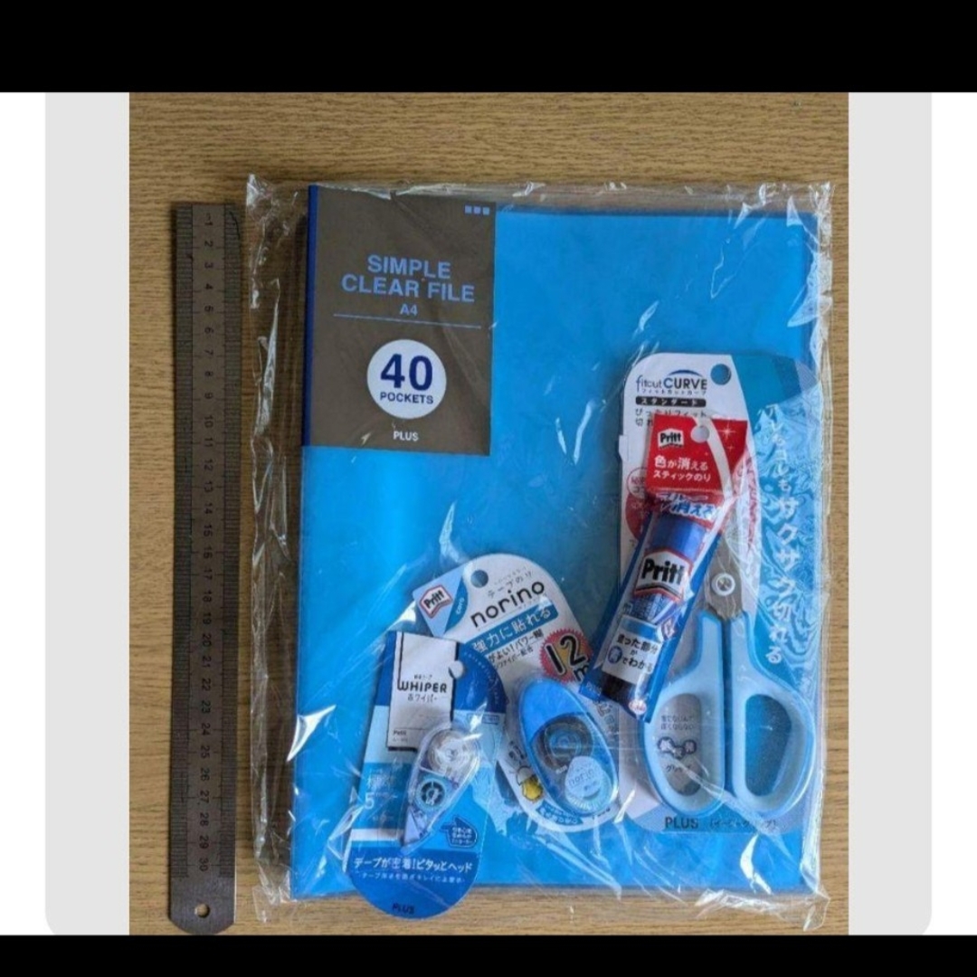 PLUS(プラス)のプラス❋新品ハサミ文具セット インテリア/住まい/日用品の文房具(はさみ/カッター)の商品写真