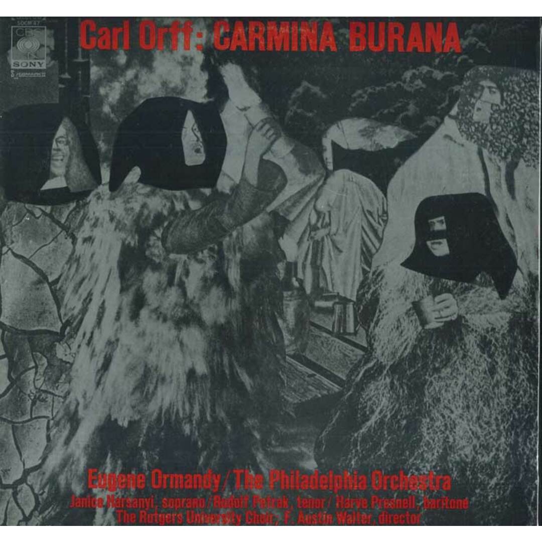 LP Eugene Ormandy, Philadelphia O カール オルフ : 世俗カンタータ カルミナ ブラーナ SOCM47 CBS SONY /00260 エンタメ/ホビーのエンタメ その他(その他)の商品写真