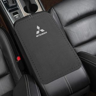 アームレスト マット MITSUBISHI 三菱 車 スエード 肘置き(車内アクセサリ)
