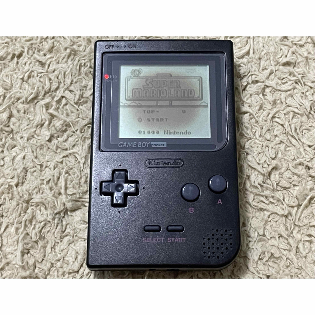 【送料無料ライン/39ショップ】 任天堂 本体 MGB-001 ブラック ゲームボーイポケット Nintendo - 本体