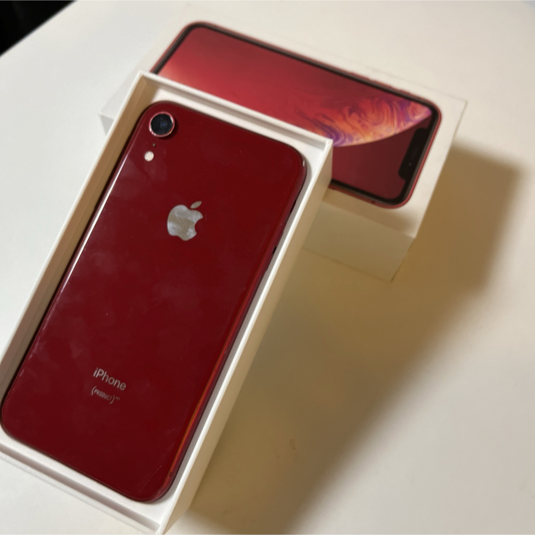 iPhone - アップル iPhoneXR 128GB レッド SIMフリーの通販 by iPhone - アップル iPhoneXR 128GB レッド SIMフリーの通販 by