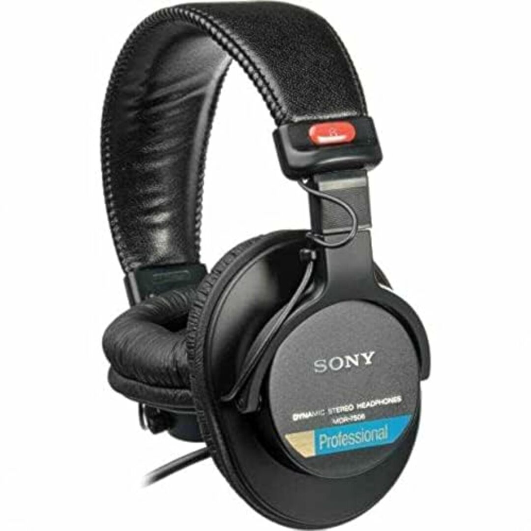 Sony MDR-7506 プロフェッショナル有線オンイヤーヘッドホン マイク付き (ブラック) (プロフェッショナルシネマラインカメラに最適) スマホ/家電/カメラの生活家電(その他)の商品写真