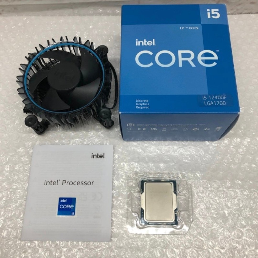 intel i5 12400F cpu スマホ/家電/カメラのPC/タブレット(PCパーツ)の商品写真