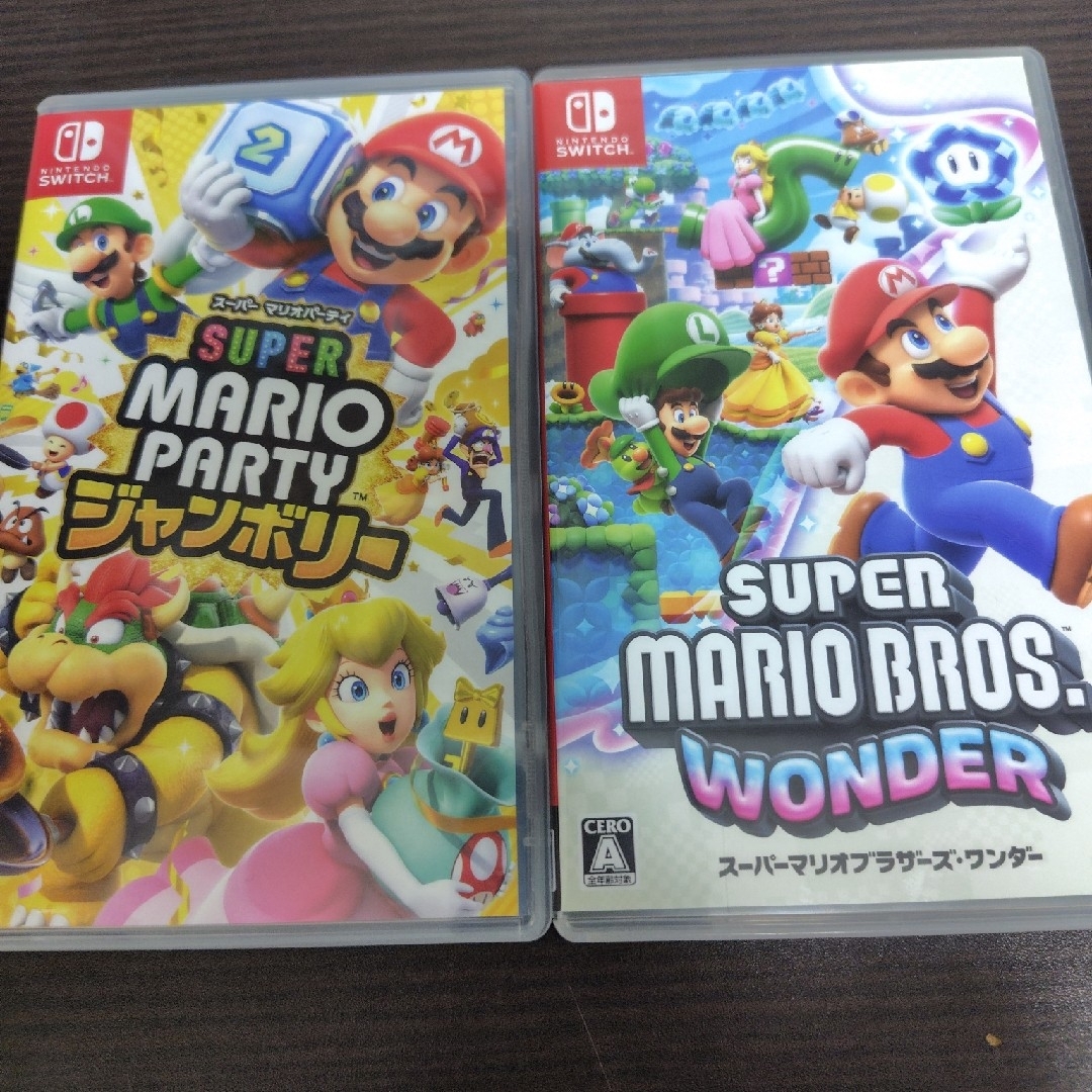スーパーマリオパーティジャンボリー&スーパーマリオブラザーズワンダー中古品 エンタメ/ホビーのゲームソフト/ゲーム機本体(家庭用ゲームソフト)の商品写真