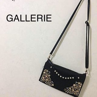 ザラ(ZARA)のGALLERIE クラッチバッグ ショルダーバッグ スタッズ(ショルダーバッグ)