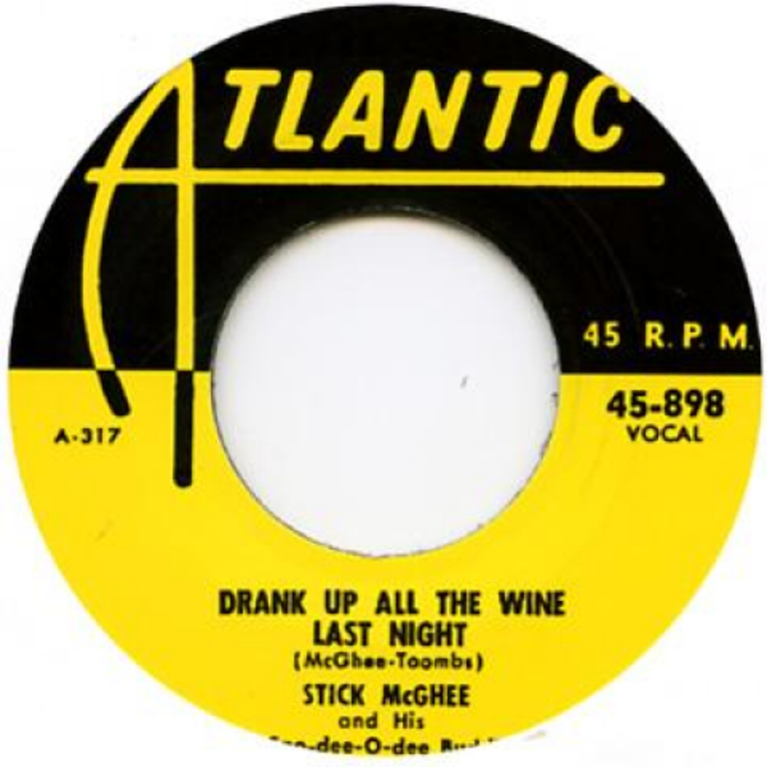 英7” Stick McGhee Drank Up All The Wine Last Night / Venus Blues ATLANTIC898 Atlantic /00049 エンタメ/ホビーのエンタメ その他(その他)の商品写真