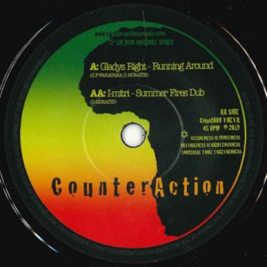 英7” Gladys Right / I Mitri Running Around / Summer Fires Dub COUNT008 Counter Action /00048 エンタメ/ホビーのエンタメ その他(その他)の商品写真