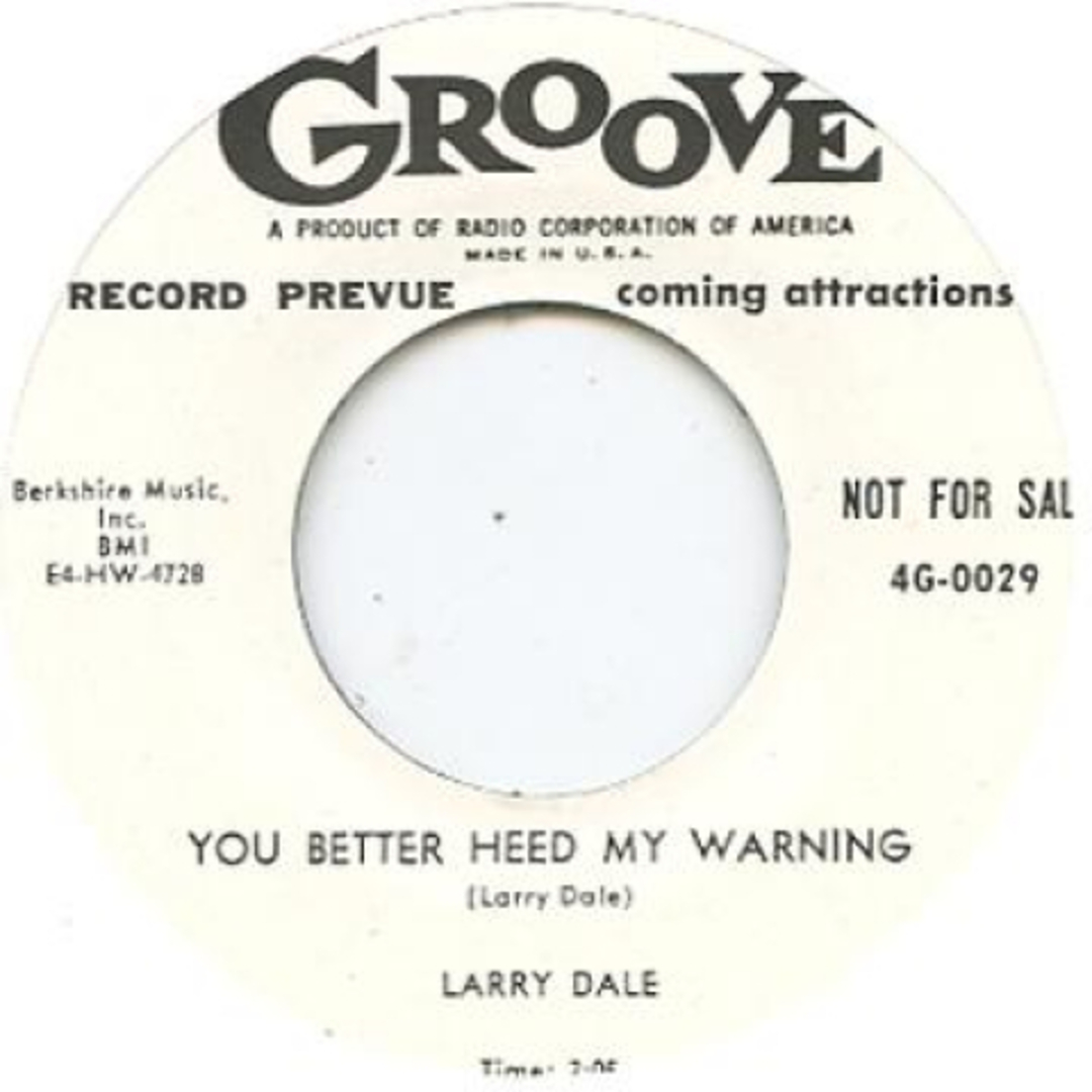 英7” Larry Dale / Buddy Lucas You Better Heed My Warning / High Low Jack GROOVE0030 Groove /00049 エンタメ/ホビーのエンタメ その他(その他)の商品写真