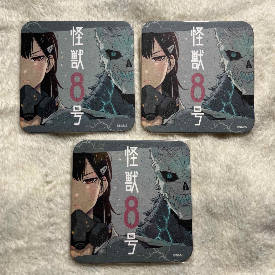 怪獣8号 怪獣8号&亜白ミナ アートコースターセット エンタメ/ホビーのアニメグッズ(その他)の商品写真