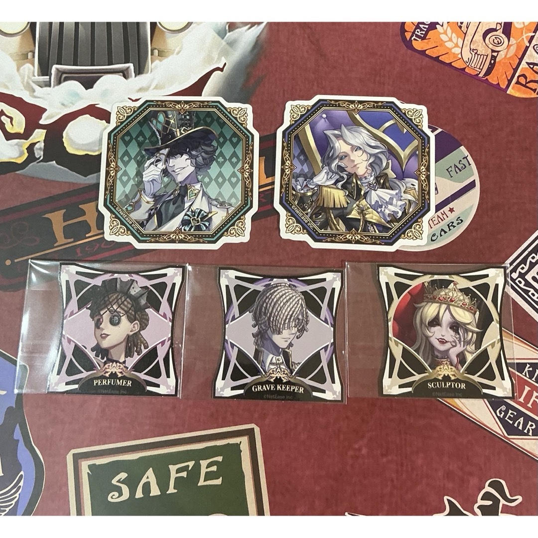 第五人格 リッパー 写真家 調香師 墓守 彫刻師 バトラーズカフェ ステッカー エンタメ/ホビーのおもちゃ/ぬいぐるみ(キャラクターグッズ)の商品写真