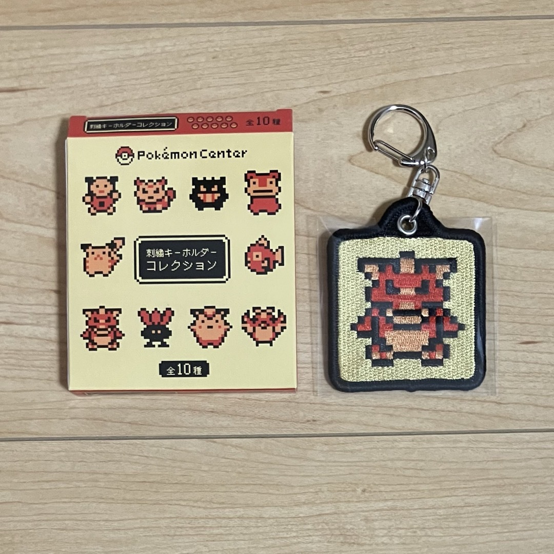 ポケモン(ポケモン)のポケモン金銀 25周年 ゲームドット 刺繍キーホルダーコレクション/かいじゅう エンタメ/ホビーのおもちゃ/ぬいぐるみ(キャラクターグッズ)の商品写真