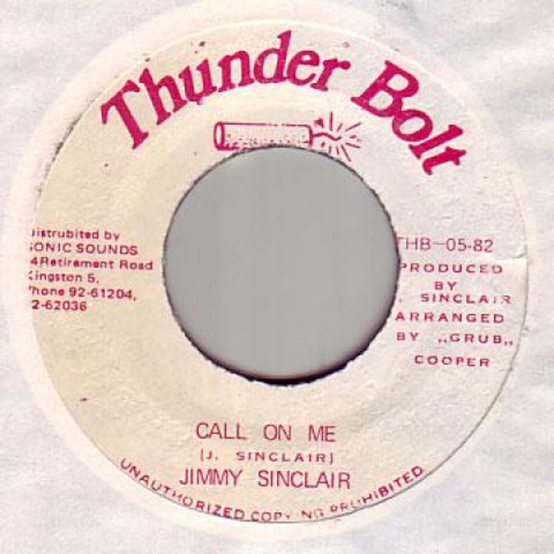 ジャマイカ7” Jimmy Sinclair Call On Me Thunder Bolt /00050 エンタメ/ホビーのエンタメ その他(その他)の商品写真