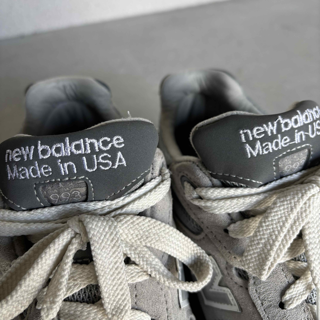 New Balance(ニューバランス)の【鑑定付き】New Balance WR993GL USA グレー 26.5cm メンズの靴/シューズ(スニーカー)の商品写真