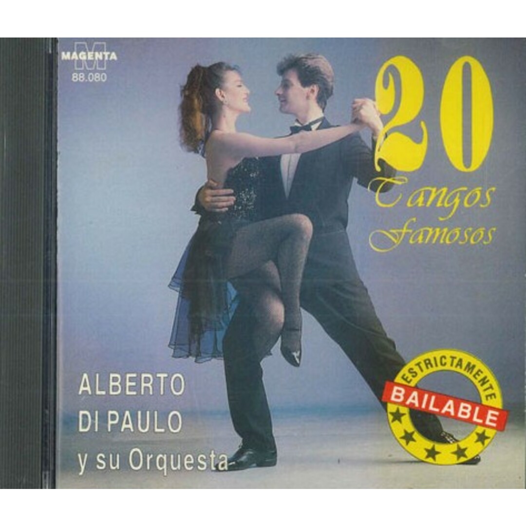 輸入CD Alberto Di Paulo Y Su Orquesta 20 Tangos Famosos MAGENTA88080 MAGENTA /00110 エンタメ/ホビーのCD(ワールドミュージック)の商品写真