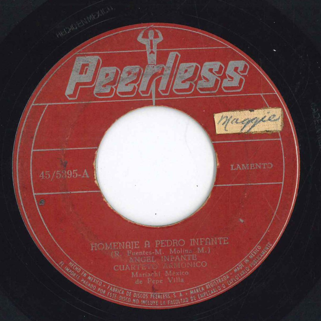 米7” Angel Infante, Cuarteto Armoni Homenaje A Pedro Infante / Tres Recuerdos 455395 PEERLESS /00080 エンタメ/ホビーのエンタメ その他(その他)の商品写真