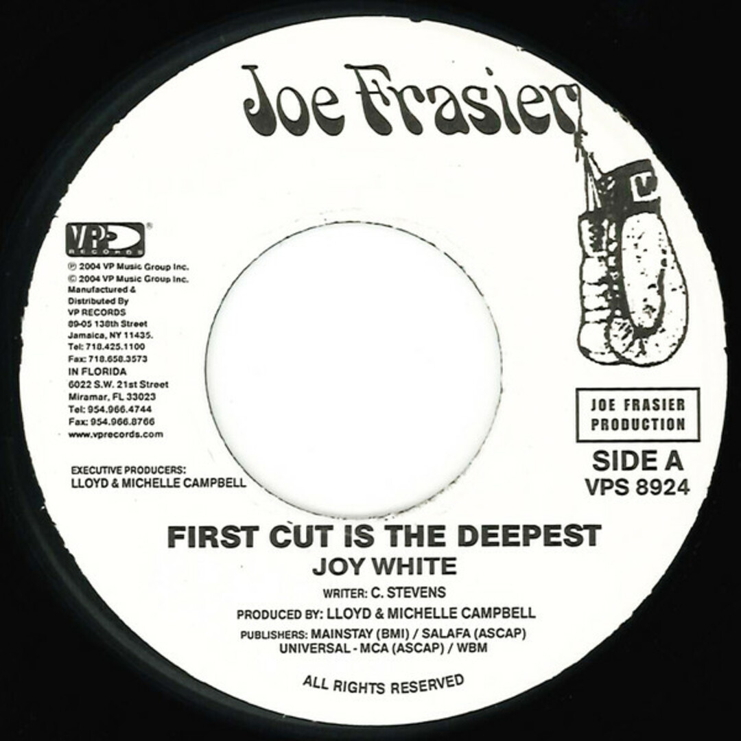 ジャマイカ7” Joy White / Bobby Floyd First Cut Is The Deepest / Save The Last Dance NONE Joe Frasier /00080 エンタメ/ホビーのエンタメ その他(その他)の商品写真