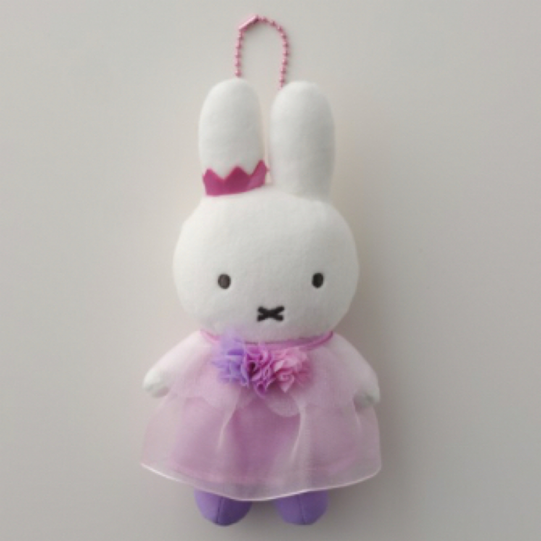 miffy(ミッフィー)のキングダムフラワーミッフィー マスコットキーチェーン ハウステンボス ナインチェ エンタメ/ホビーのおもちゃ/ぬいぐるみ(キャラクターグッズ)の商品写真