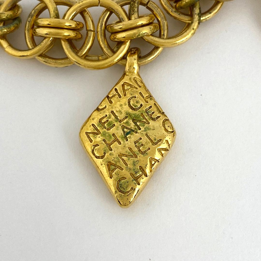春夏新作 シャネル - CHANEL ロゴ 【中古】の GP ブレスレット チェーン ブレスレット