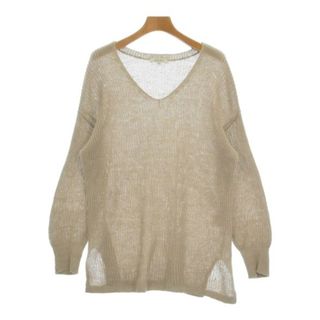 PLST - 【オシャレ☆PLST】オレンジ ブラウンセーター サイズMの