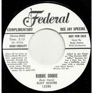 英7” Robbie Dobbie Rudy Moore 12280 	FEDERAL /00080(その他)