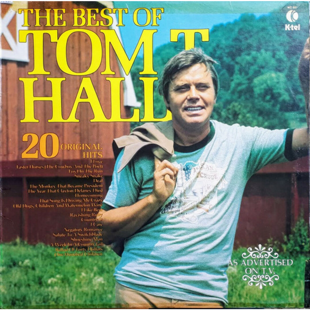 加LP Tom T. Hall The Best Of Tom T. Hall WC331 K-Tel /00260 エンタメ/ホビーのエンタメ その他(その他)の商品写真