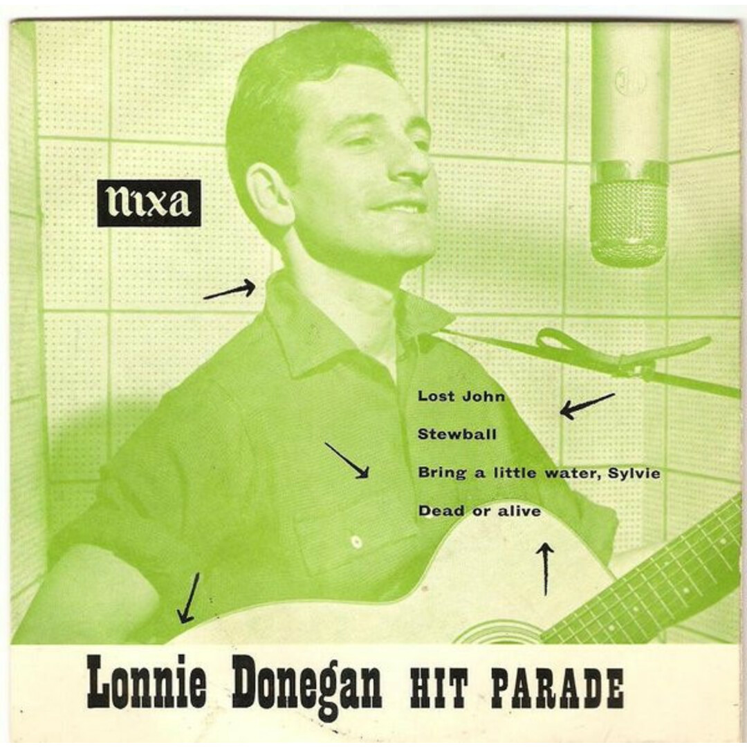 英7” Lonnie Donegans Skiffle Group Lonnie Donegan Hit Parade NEP24031 Pye Nixa /00080 エンタメ/ホビーのエンタメ その他(その他)の商品写真