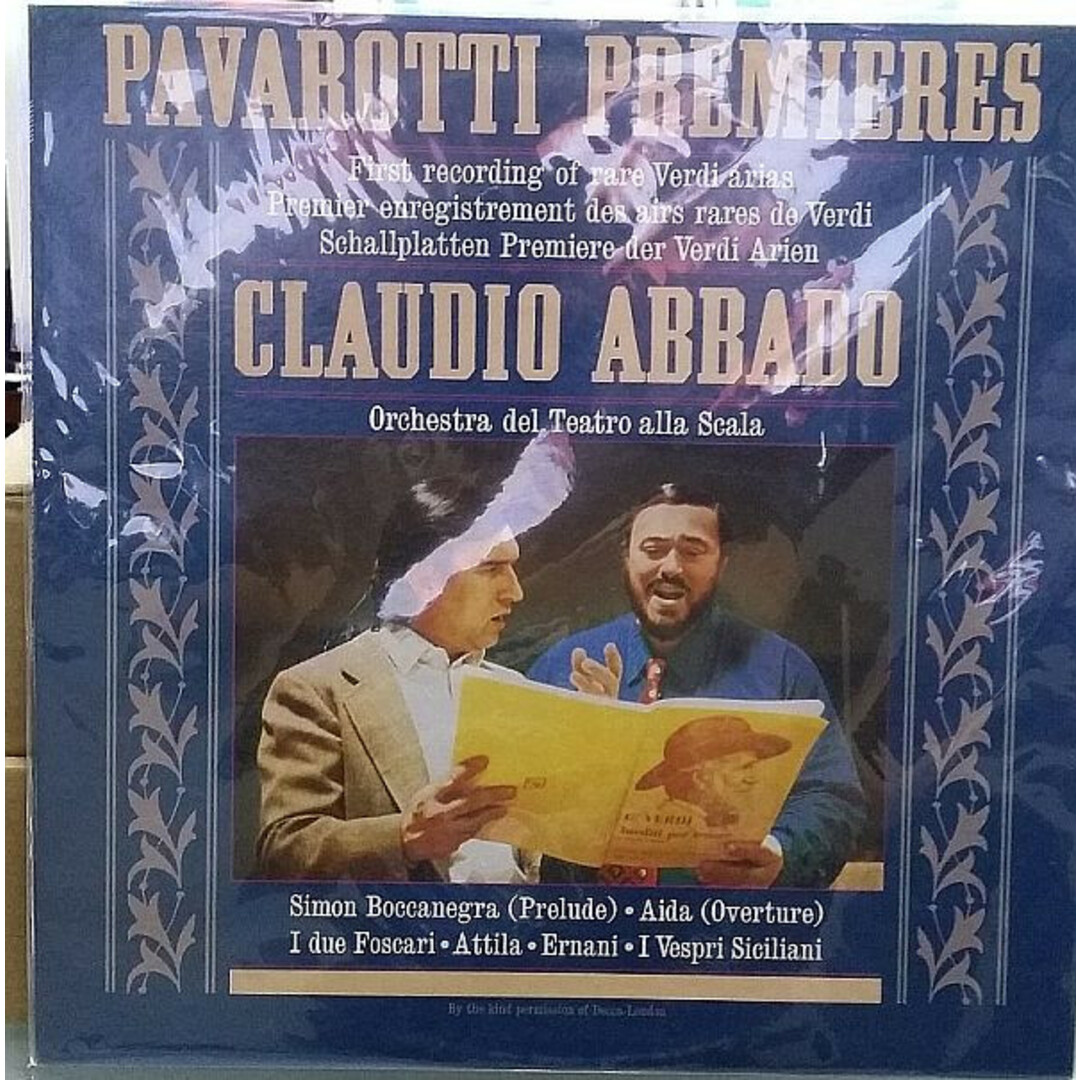 LP ミラノ・スカラ座管弦楽団 知られざるヴェルディ 番外 オペラ・アリア集 28AC1391 CBS MASTERWORKS /00260 エンタメ/ホビーのエンタメ その他(その他)の商品写真