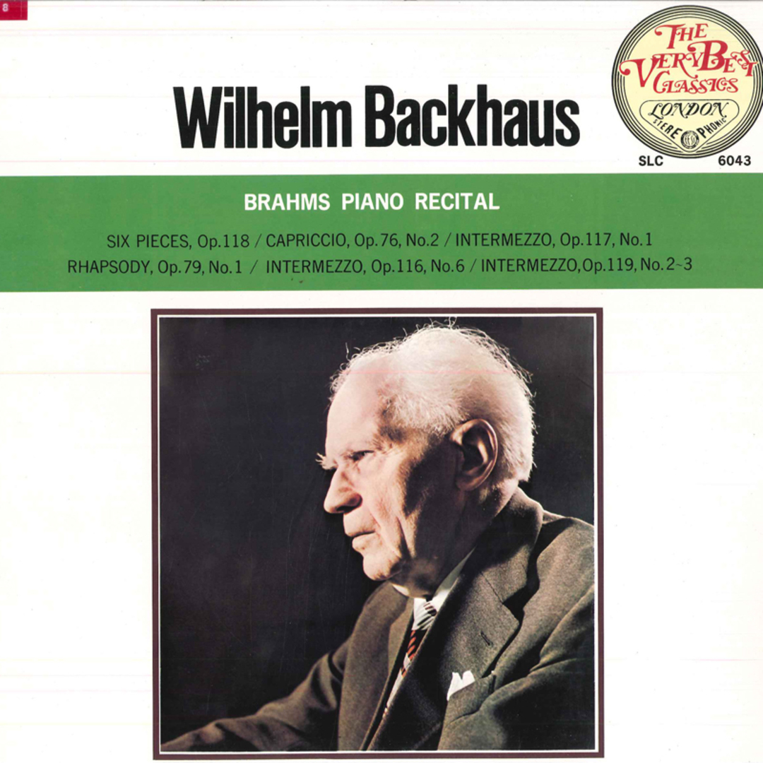 LP Wilhelm Backhaus Backhaus Brahms Recital Six SLC6043 LONDON Japan Vinyl /00260 エンタメ/ホビーのエンタメ その他(その他)の商品写真